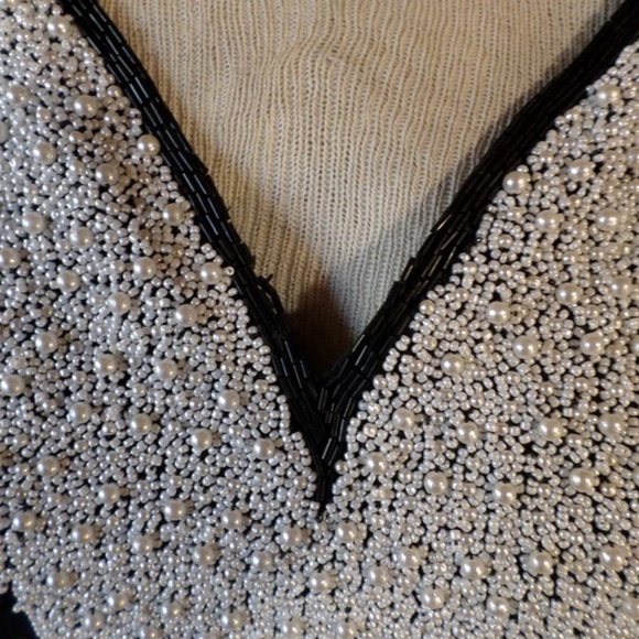 Kazar Long Silk Gown Black Medium Vintage Dress - Picture 8 of 8